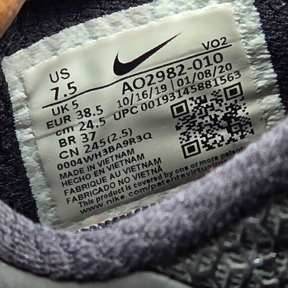 Nike Metcon 5 Womens Size 7.5 Black White  Sneakers Shoes Cross Training Gym AO2 - Picture 7 of 13